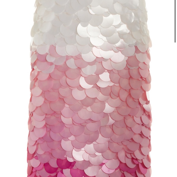 Exclusive Pink Ombre Sequin Skirt - Picture 4 of 5